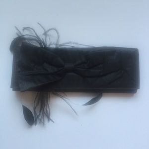 Brand New Decorative Black Clutch